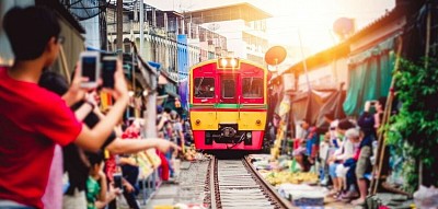 ตลาดร่มหุบ(แม่กลอง)-สมุทรสงคราม (Maeklong Raiway-Samutsongkram)